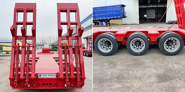 3 Axle Semi Lowbed Trailer for Sale | Lowbed Truck Trailer for Sale in Tanzania Mwanza