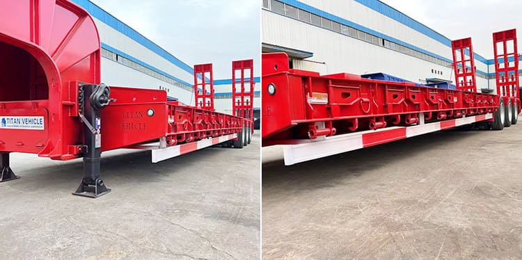 3 Axle Semi Lowbed Trailer for Sale | Lowbed Truck Trailer for Sale in Tanzania Mwanza