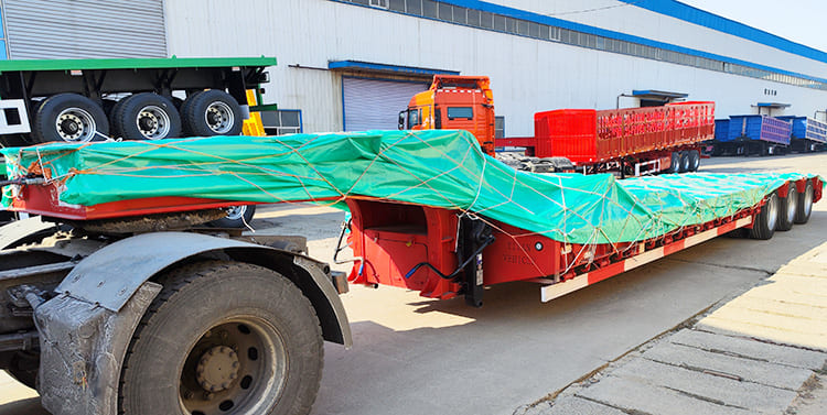 3 Axle Semi Lowbed Trailer for Sale | Lowbed Truck Trailer for Sale in Tanzania Mwanza