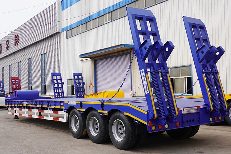 Tri Axle Low Loader for Sale | Semi Trailer Low Loader Truck for Sale in Tanzania