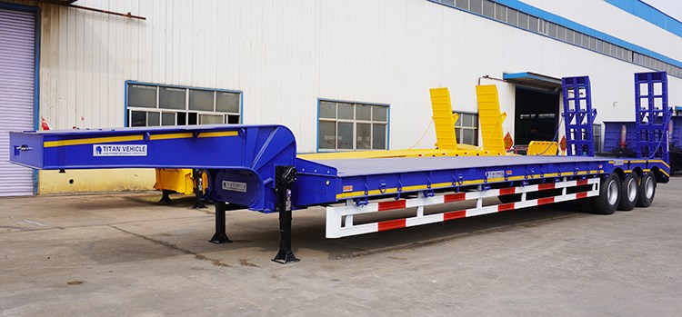 Tri Axle Low Loader for Sale | Semi Trailer Low Loader Truck for Sale in Tanzania