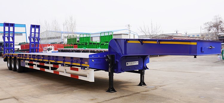 Tri Axle Low Loader for Sale | Semi Trailer Low Loader Truck for Sale in Tanzania