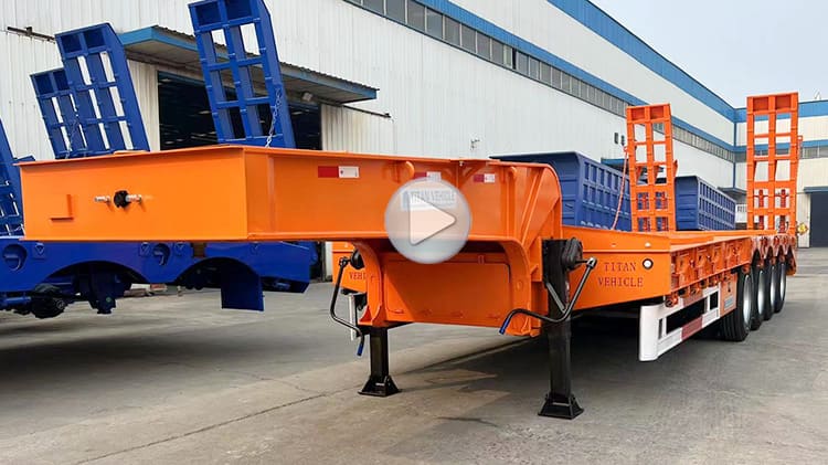 4 Axle Low Loader Trailer for Sale | 100 Ton Low Loader Truck for Sale in Tanzania