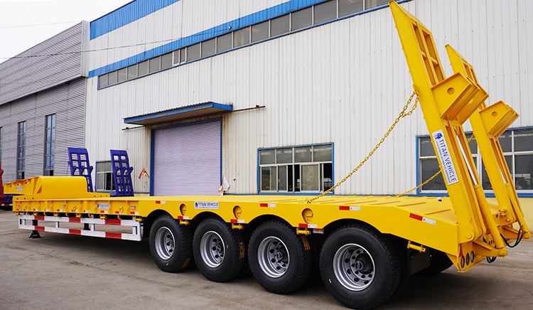 Drop Bed Low Loader Trailer | Low Bed Loader | Tractor Low Loader Trailer for Sale in Tanzania