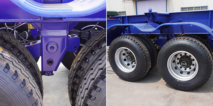 40Ft Skeleton Trailers for Sale | 2 Axle Skeleton Semi Trailer Price in Tanzania