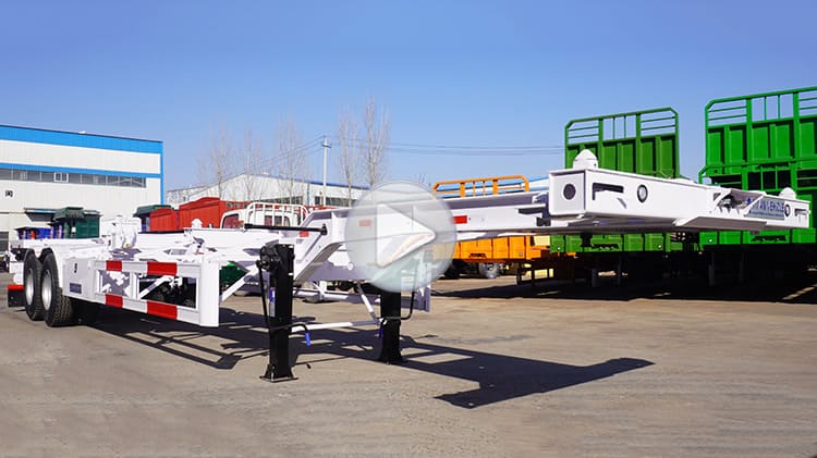 2 Axle 40Ft Intermodal Container Chassis