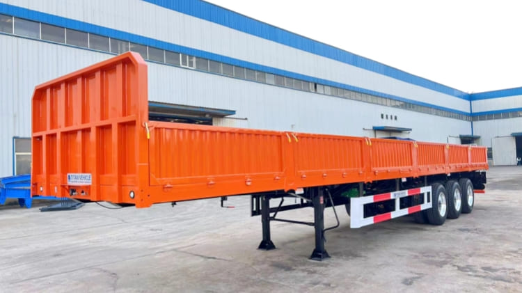 Tri Axle Dropside Trailer for Sale in Tanzania Dar es Salaam