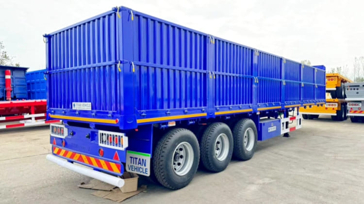 50 Ton Cargo Sideboard Trailer for Sale in Guinea Kankan