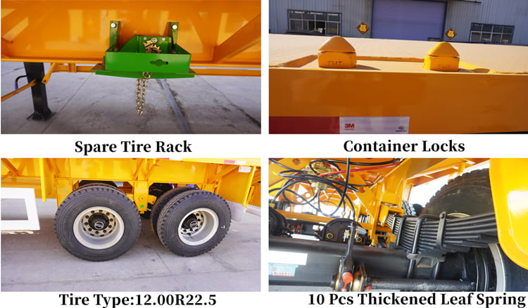 2 Axle 40 Ft Flat Bed Semi Trailers for Sale Near Me in Tanzania Dar es Salaam