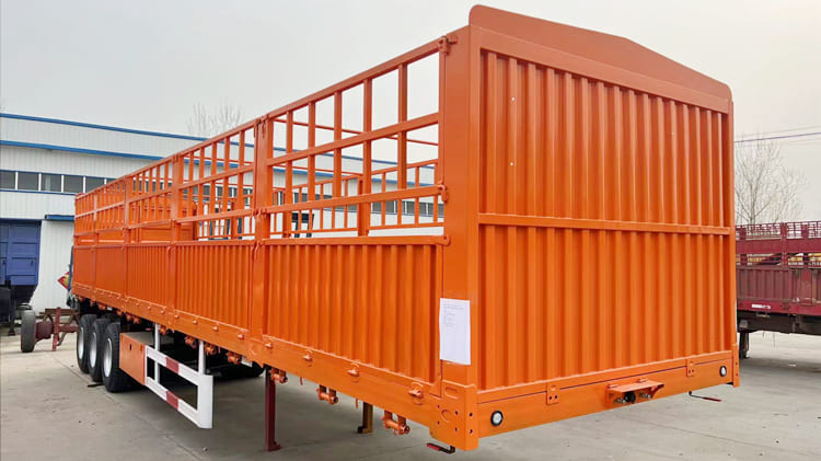 3 Axle Fence Semi Cargo Trailers for Sale in Tanzania