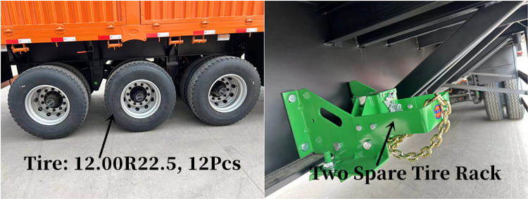3 Axle Fence Semi Cargo Trailers for Sale in Tanzania