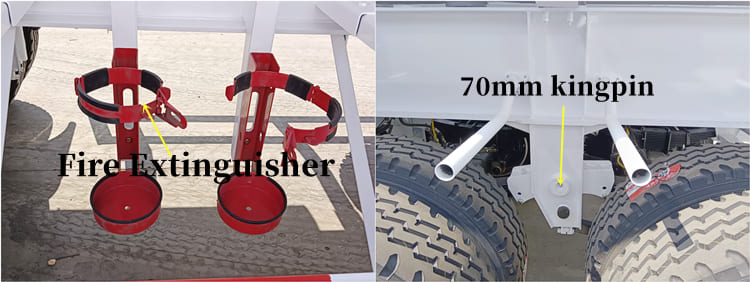Tri Axle 45000 Liters Oil Tanker Semi Trailers for Sale in Tanzania