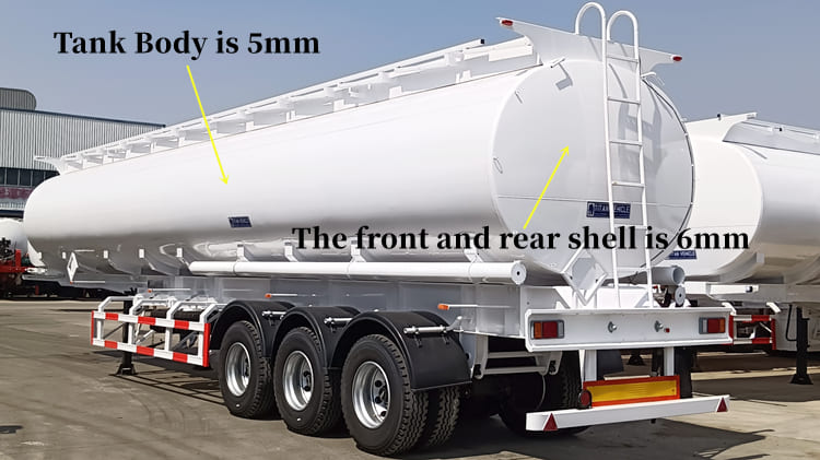 Tri Axle 45000 Liters Oil Tanker Semi Trailers for Sale in Tanzania