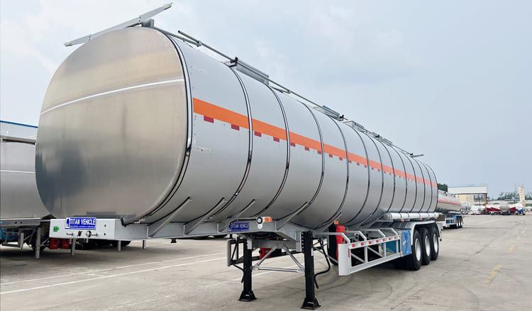 Tri Axle Stainless Steel Tanker Trailer for Sale in Tanzania | Fuel Tanker Price in Dar es Salaam