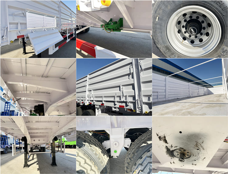 60 Tons Sidewall Semi Trailer for Sale in Tanzania | Side Board Trailer Price in Dar es Salaam