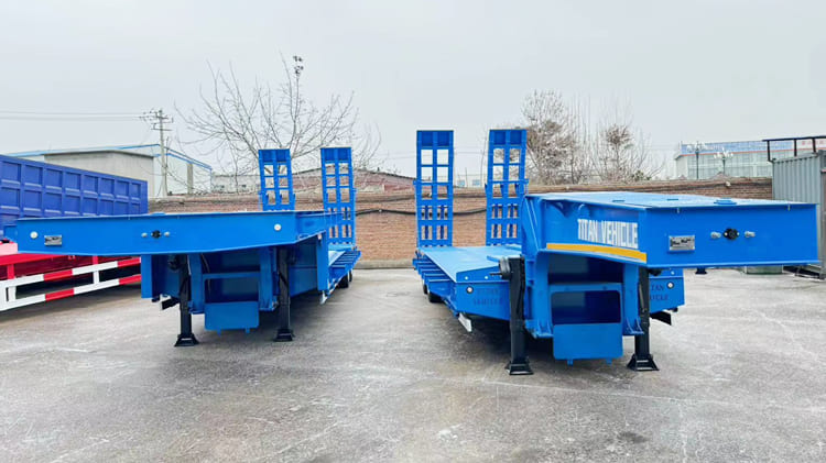 Low Loader Semi Trailer for Sale in Tanzania | 2 Axle Low Loader Trailer for Sale in Dar es Salaam