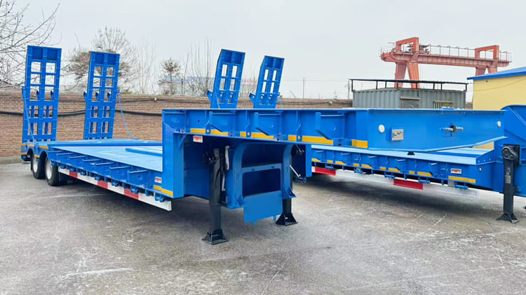 Low Loader Semi Trailer for Sale in Tanzania | 2 Axle Low Loader Trailer for Sale in Dar es Salaam