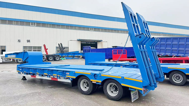 Low Loader Semi Trailer for Sale in Tanzania | 2 Axle Low Loader Trailer for Sale in Dar es Salaam