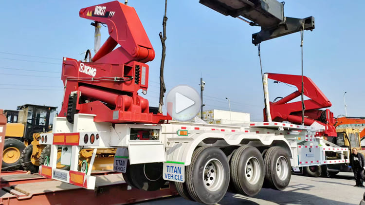 37 Ton Container Side Lifter Trailer for Sale in Tanzania