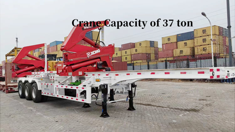 37 Ton Container Side Lifter Trailer for Sale in Tanzania