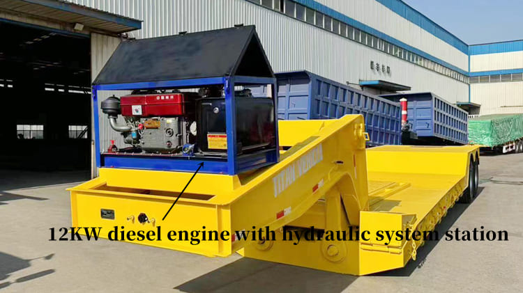 Hydraulic Detach Gooseneck Trailers for Sale in Tanzania