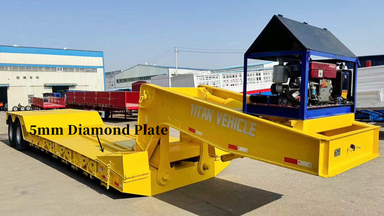 Hydraulic Detach Gooseneck Trailers for Sale in Tanzania