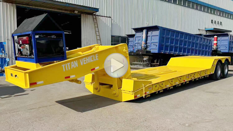 Hydraulic Detach Gooseneck Trailers for Sale in Tanzania