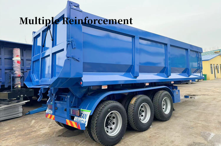 3 Axle Tipper Semi Trailer for Sale in Tanzania Dar es Salaam