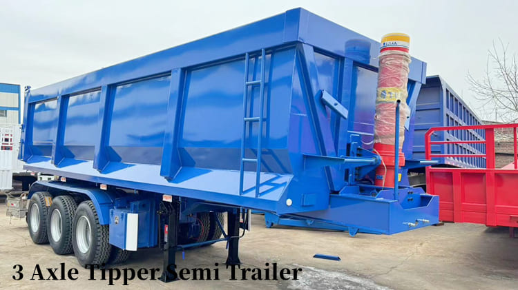 3 Axle Tipper Semi Trailer for Sale in Tanzania Dar es Salaam