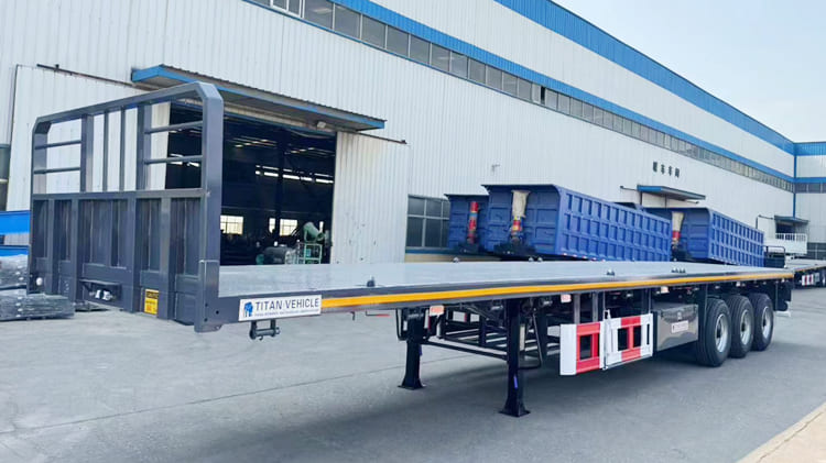 New Flatbed Container Trailer Air Suspension Price in Tanzania Dar Es Salaam 