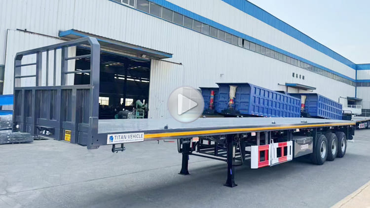 New Flatbed Container Trailer Air Suspension Price in Tanzania Dar Es Salaam