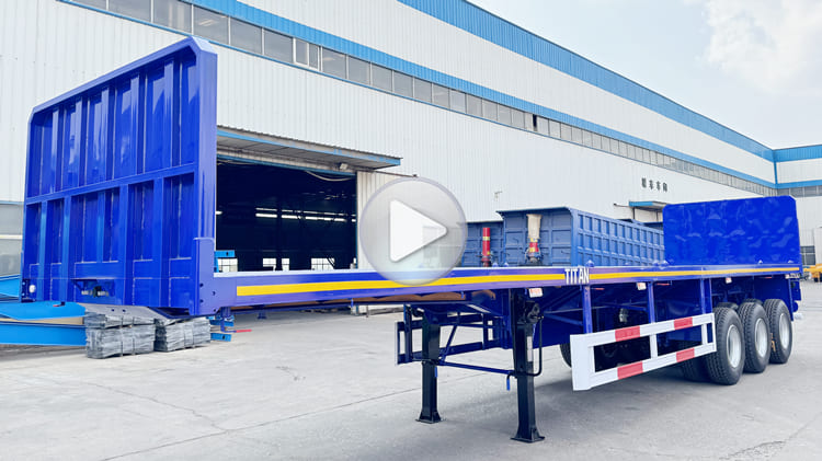 How Much is a Flatbed Trailer - 40 Ft Flatbed Trailer for Sale in Tanzania