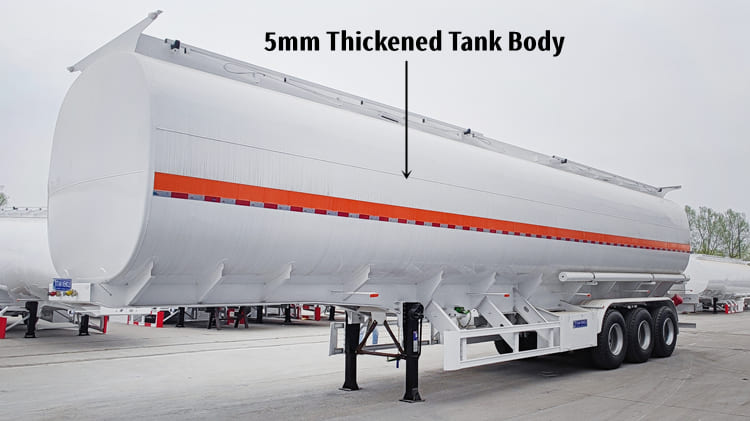 New 3 Axle 40000 Liters Fuel Tanker Trailer for Sale Price in Tanzania Dar es Salaam