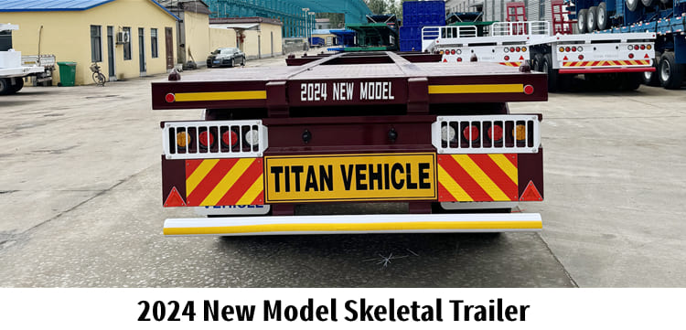 2024 New Sliding Skeletal Semi Trailers for Sale in Dar es Salaam