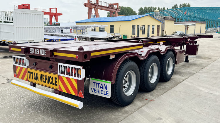 2024 New Sliding Skeletal Semi Trailers for Sale in Dar es Salaam