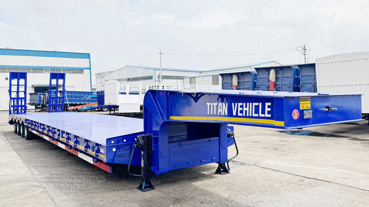 New 40 Feet Semi Low Bed Trailer Price in Dar es Salaam Tanzania 