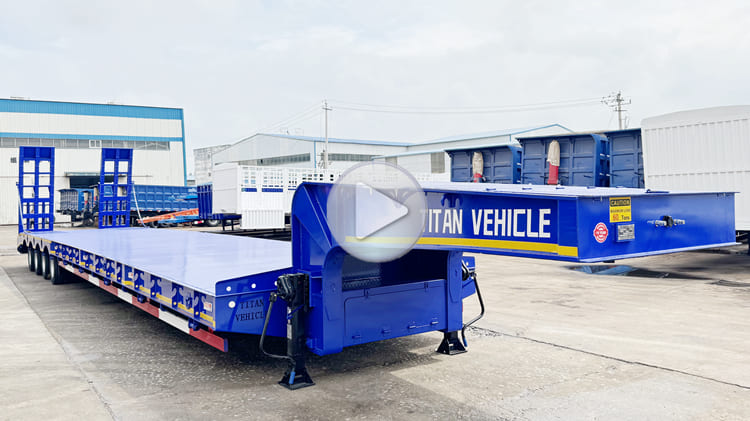 New 40 Feet Semi Low Bed Trailer Price in Dar es Salaam Tanzania 