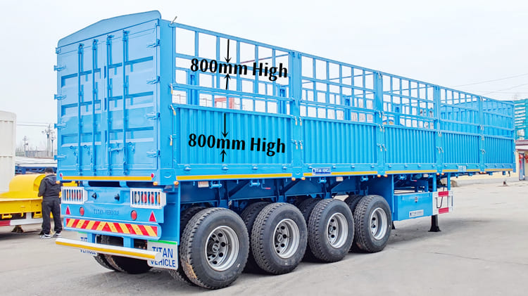 2024 New 4 Axle Fence Trailer for Sale in Tanzania Dar es Salaam