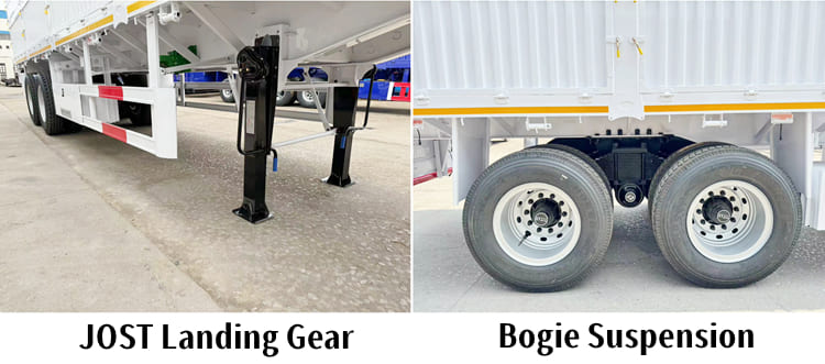 New Fence Trailer with Bogie Suspension Price in Tanzania