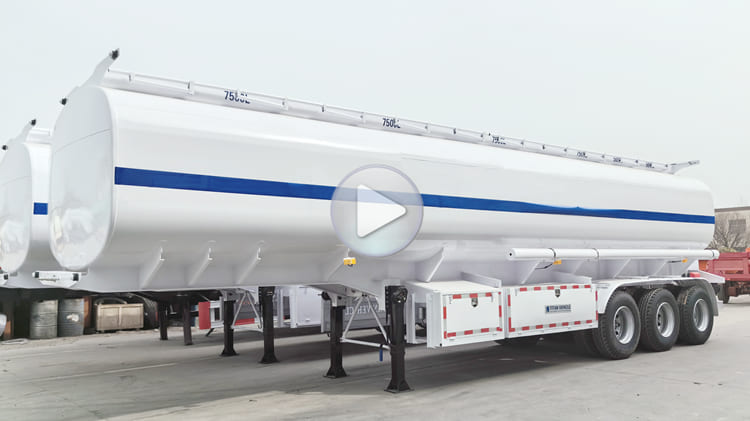 70000L Crude Oil Petrol Tanker Trailer Price in Tanzania 