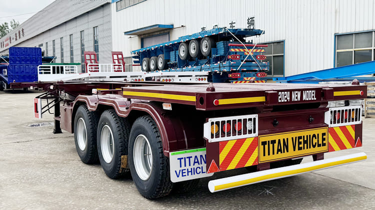 2024 New Sliding Skeletal Trailers for Sale in Dar es Salaam