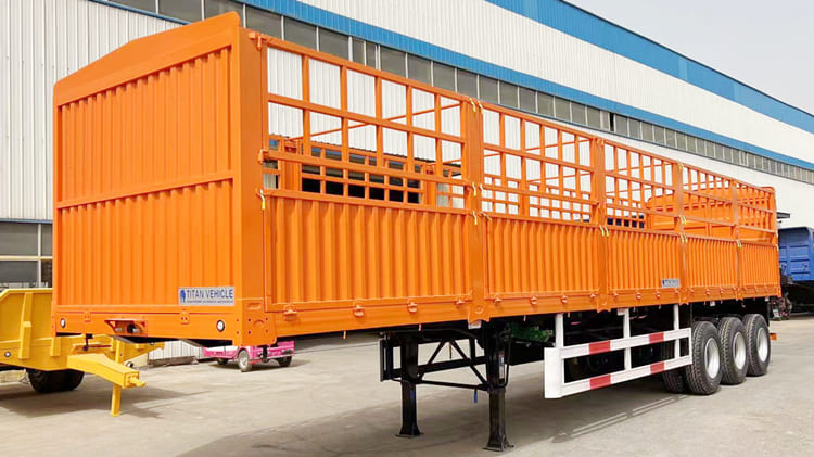 3 Axle 60 Ton Stake Semi Trailers for Sale in Tanzania Dar es Salaam