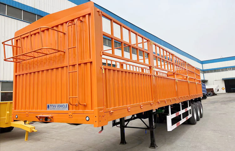 3 Axle 60 Ton Stake Semi Trailers for Sale in Tanzania Dar es Salaam