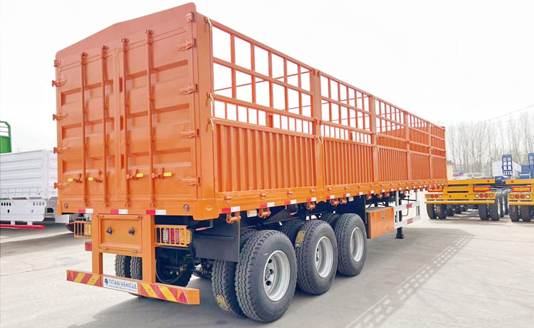 3 Axle 60 Ton Stake Semi Trailers for Sale in Tanzania Dar es Salaam