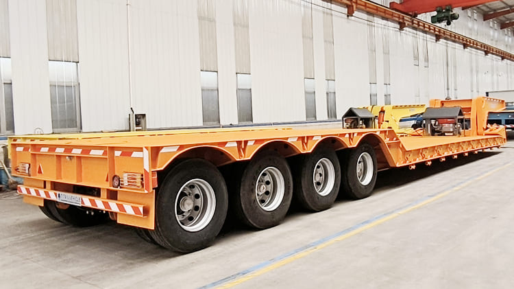 New 4 Axle Hydraulic Detach Gooseneck Trailer for Sale in Tanzania 