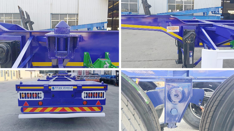  2 Axle 40Ft Skeleton Trailer for Sale in Tanzania Mtwara