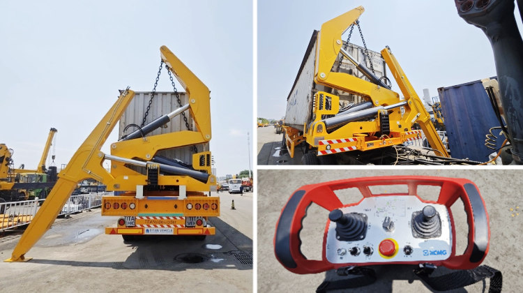 37T 40Ft Container Side Lifter Trailer for Sale in Tanzania Dar es Salaam