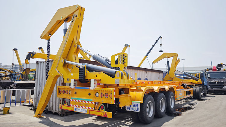 37T 40Ft Container Side Lifter Trailer for Sale in Tanzania Dar es Salaam