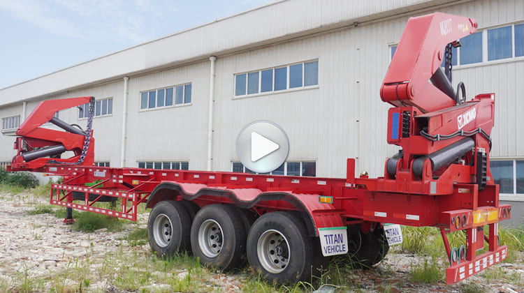 45 Ton 40Ft Container Side Loader Trailer for Sale in Tanzania Dar Es Salaam