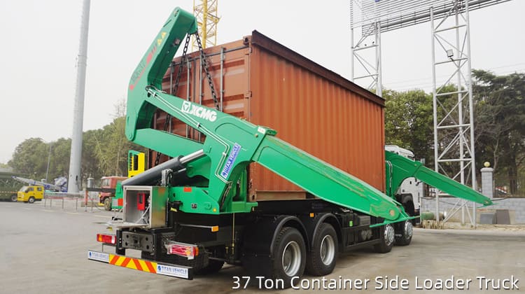37 Ton Container Side Loader Truck for Sale in Tanzania Dar Es Salaam